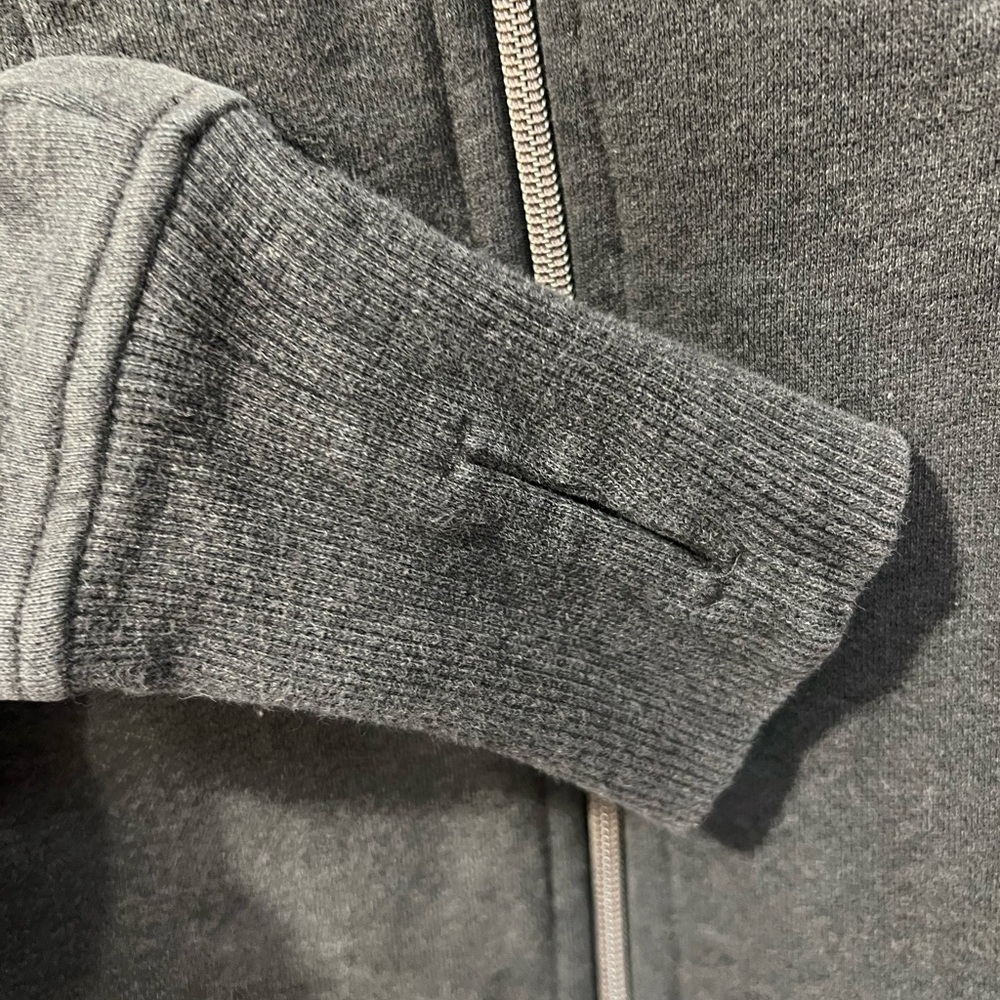 lululemon athletica Women's Dark Gray Asymmetrical Zip Jacket - Picture 5 of 6